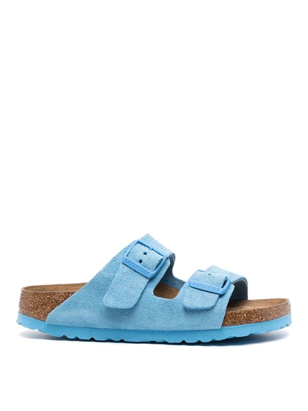 BIRKENSTOCK: Sandalen - Sandalen - Hellblau