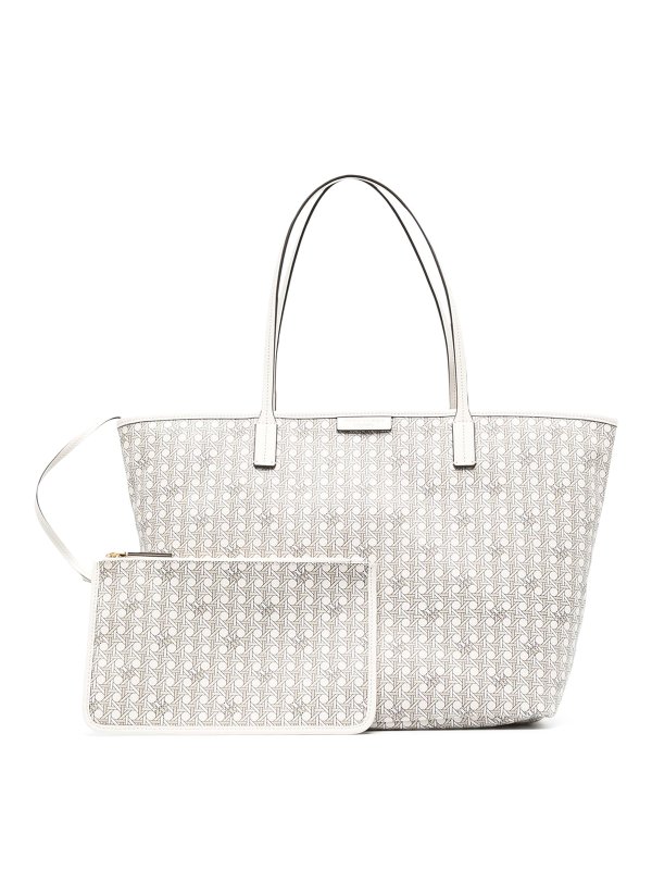 TORY BURCH: totes bags - Basketweave pattern tote