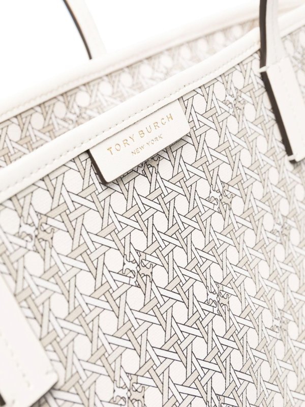 The Best Shops TORY BURCH: totes bags - Basketweave pattern tote