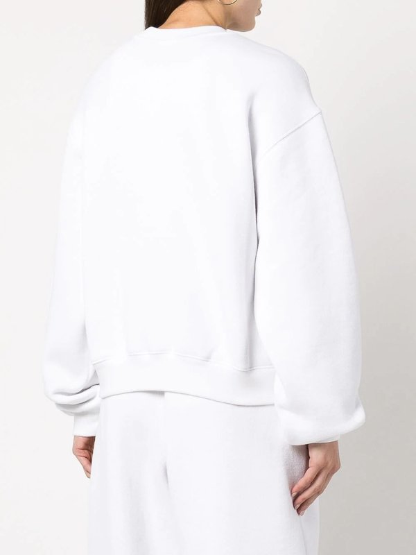 Crewneck cotton sweatshirt with logo shop online: ALEXANDER WANG