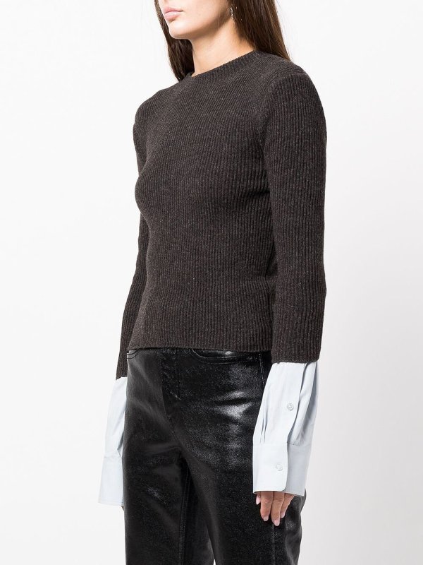 iKRIX ALEXANDER WANG: Pull col rond - Pull Col Rond - Marron
