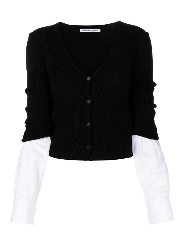 ALEXANDER WANG: Cardigans - Cardigan - Schwarz