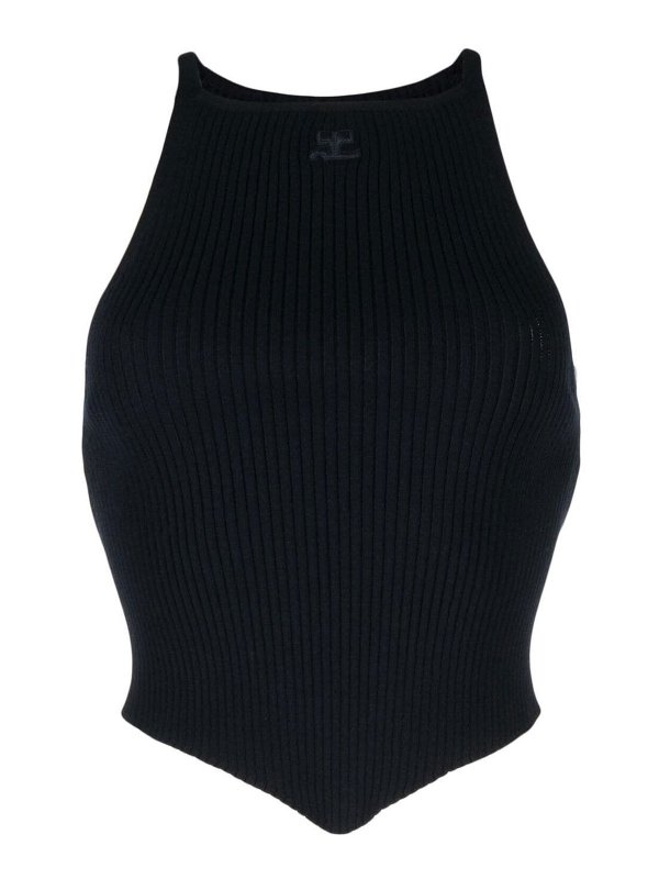 Courreges: Tops und Tank Tops - Top - Blau