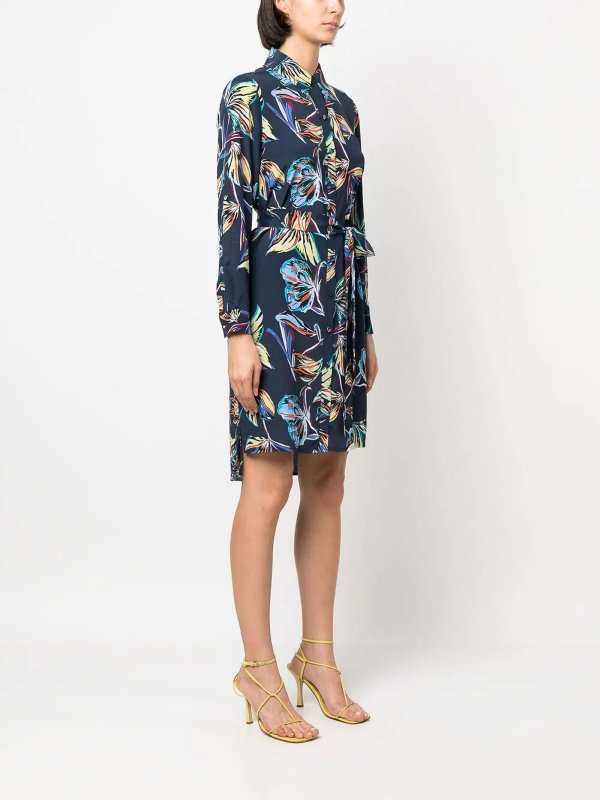 iKRIX Diane von Furstenberg: knee length dresses - Kali floreal dress with belt