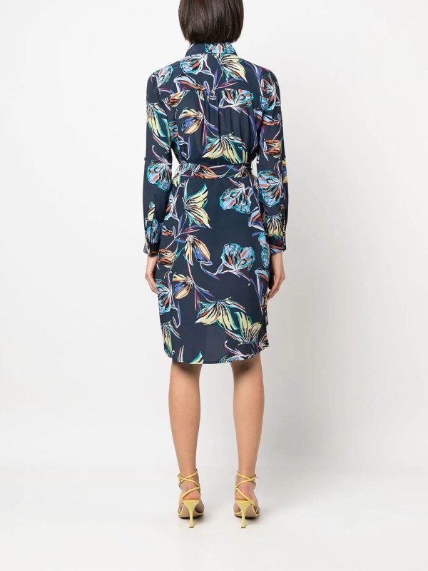 Kali floreal dress with belt shop online: Diane von Furstenberg