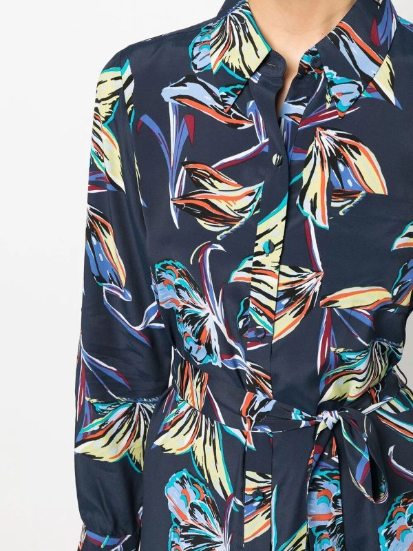 Diane von Furstenberg buy online Kali floreal dress with belt