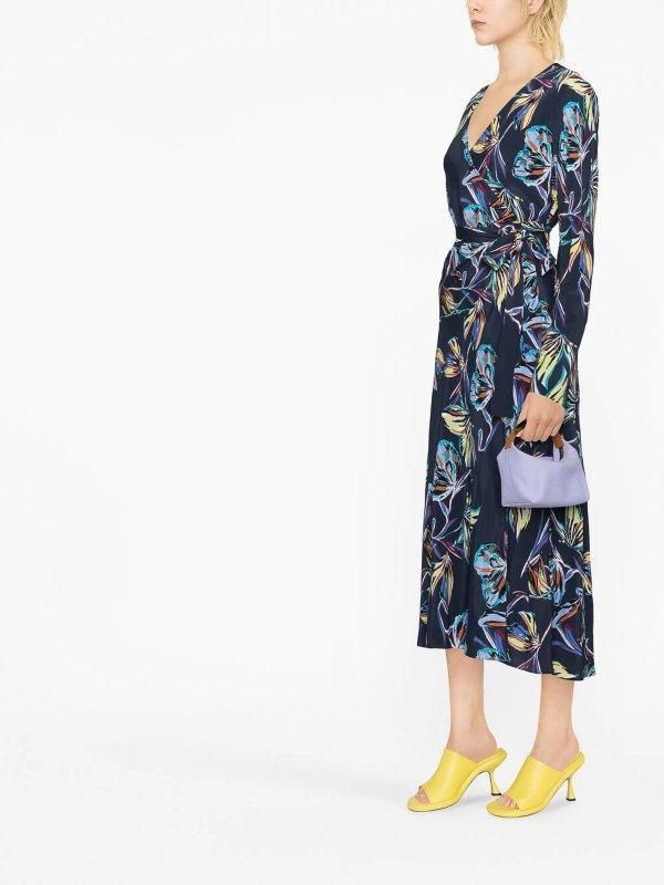 Diane von Furstenberg: abiti lunghi online - Abito Tilly lungo con chiusura a portafoglio