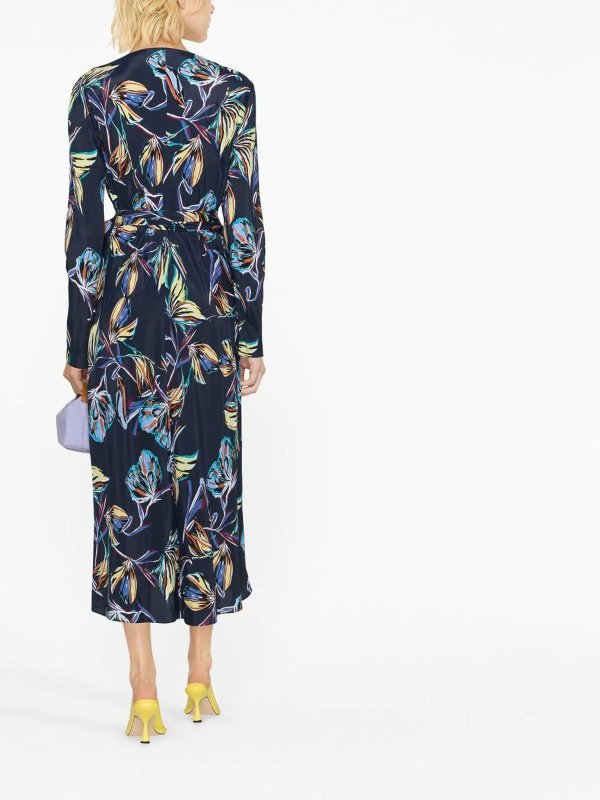 Abito Tilly lungo con chiusura a portafoglio shop online: Diane von Furstenberg