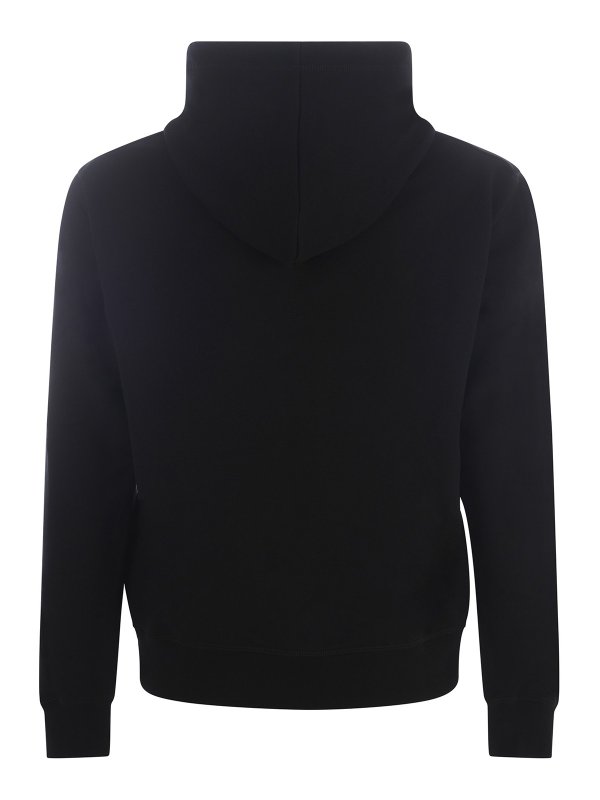 DSQUARED2: Sweatshirts & Sweaters online - Logo printed cotton hoodie