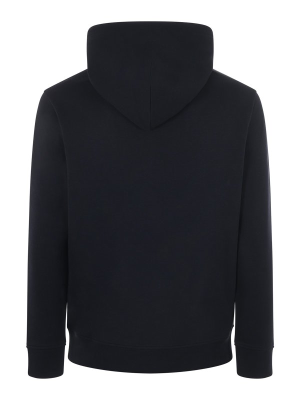 EMPORIO ARMANI: Felpe e maglie online - Felpa con cappuccio in cotone con logo
