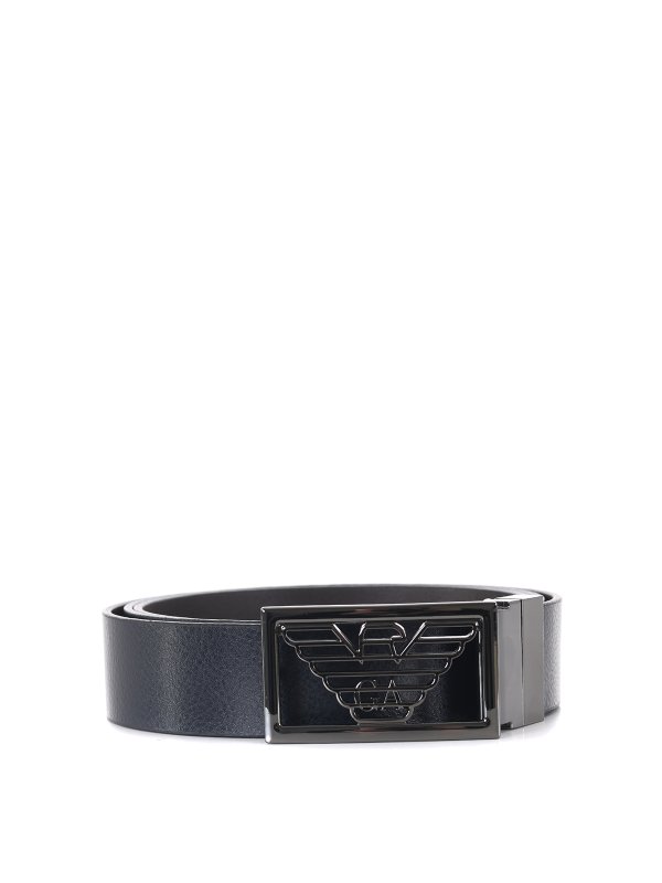 EMPORIO ARMANI: Cinturones - Cinturón - Azul