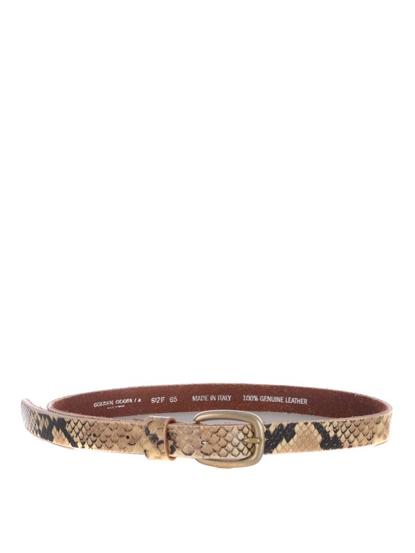 GOLDEN GOOSE: Ceintures online - Ceinture - Estampado Animalier
