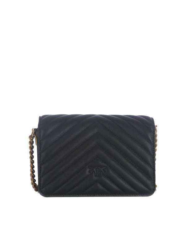 The Best Shops Pinko: クロスボディバッグ - クロスボディバッグ - Mini Love Click Chevron