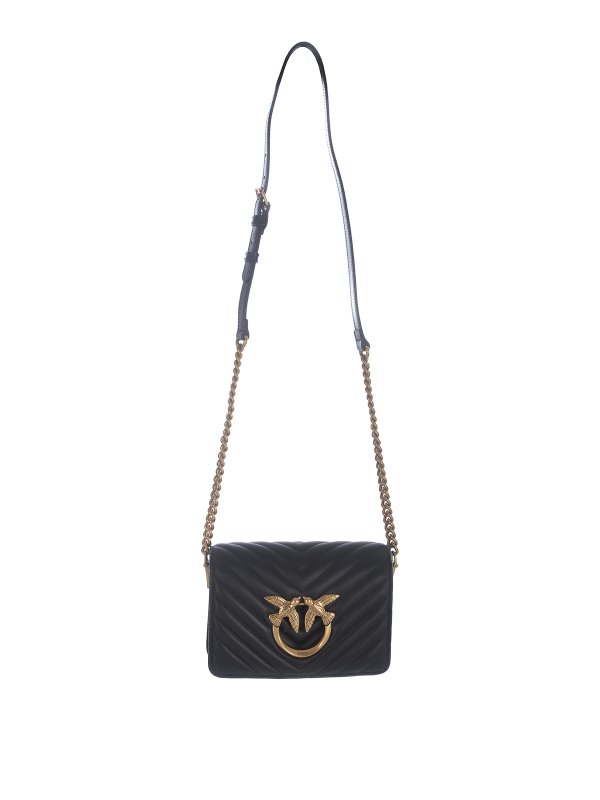 クロスボディバッグ - Mini Love Click Chevron shop online: Pinko