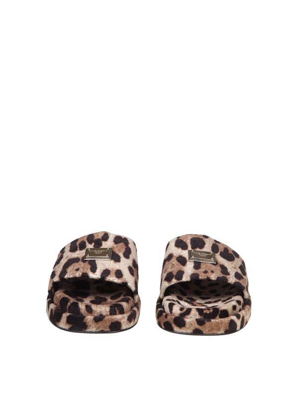 サンダル - アニマル柄 shop online: DOLCE & GABBANA