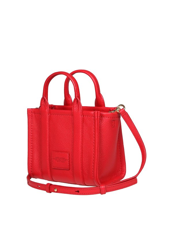 iKRIX MARC JACOBS: totes bags - Micro leather bag with logo and handles