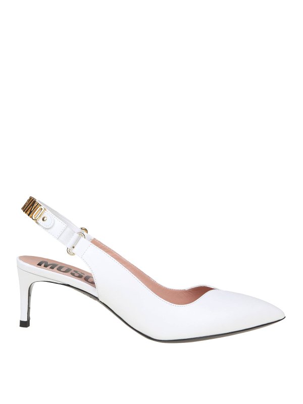 MOSCHINO: Pumps - Pumps - Weiß