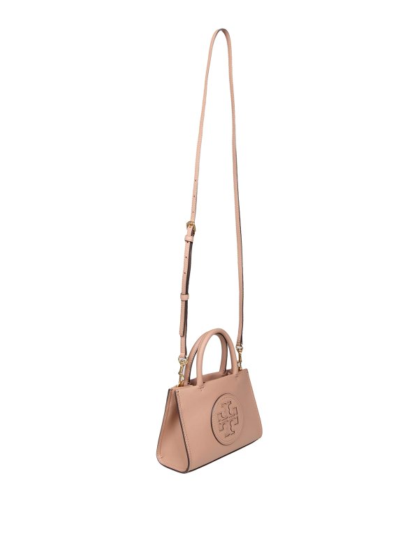 TORY BURCH: totes bags online - Ella leather bag with front logo