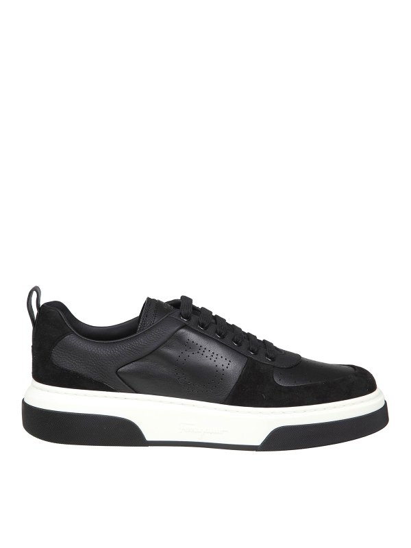 SALVATORE FERRAGAMO: Sneaker - Sneaker - Schwarz