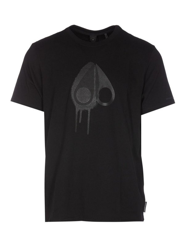 MOOSE KNUCKLES: t-shirt - T-shirt Augustine con logo frontale