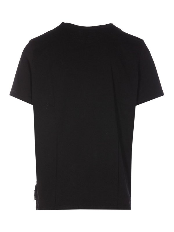 MOOSE KNUCKLES: t-shirt online - T-shirt Augustine con logo frontale
