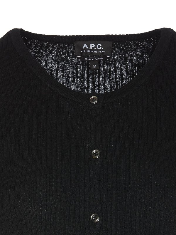 Cardigan - Noir shop online: A.P.C.