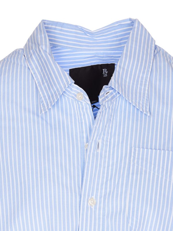 シャツ - ブルー shop online: R13