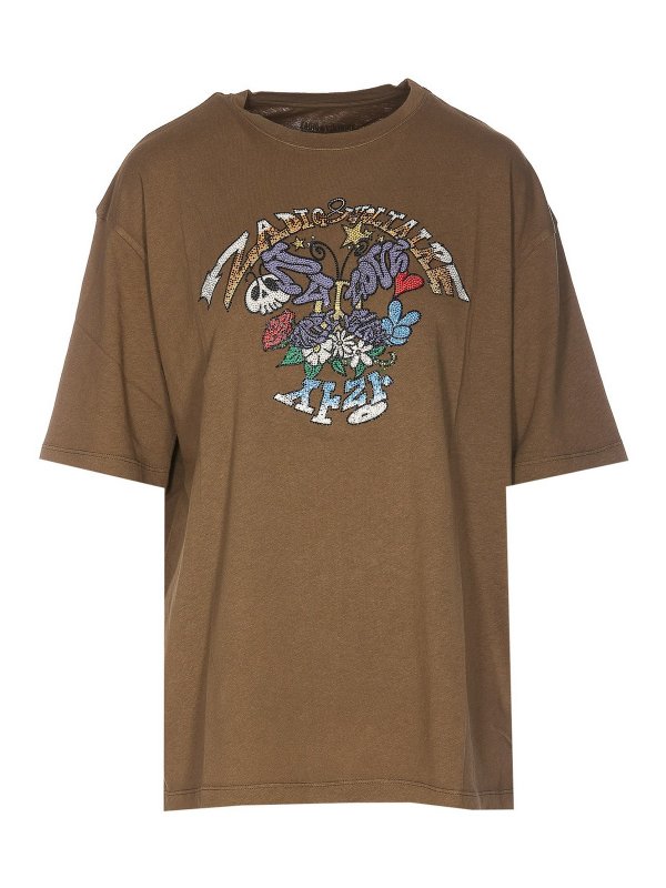 ZADIG&VOLTAIRE: T-shirts - T-Shirt - Grün