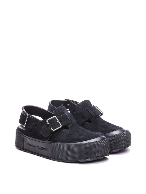 Alexander Mcqueen ミュール - 黒 - メンズ|735803WHXK51081