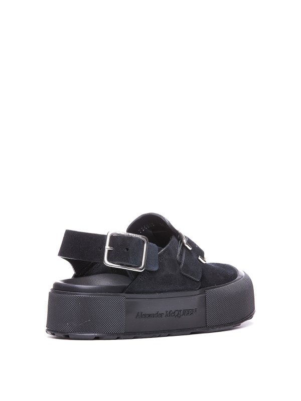 Alexander McQueen ミュール ブラック 37 Alexander Mcqueen ミュール - 黒 - メンズ|735803WHXK51081