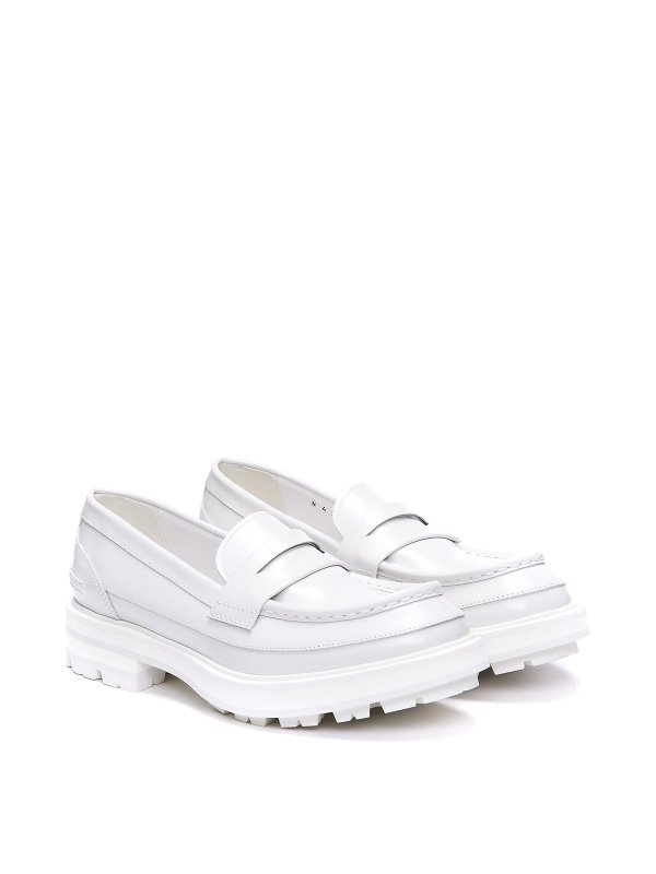ALEXANDER MCQUEEN: Mocasines y Zapatillas online - Mocasines - Blanco