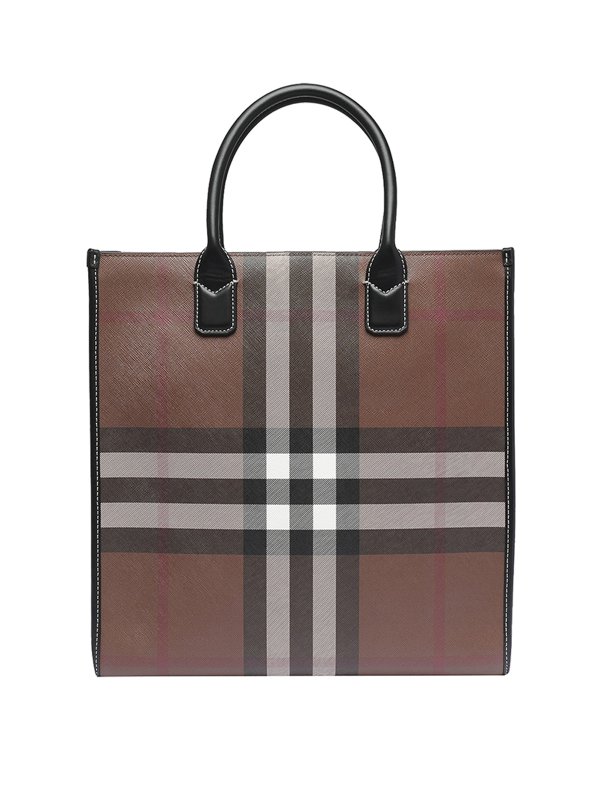 iKRIX BURBERRY: totes bags - Tartan patterned bag