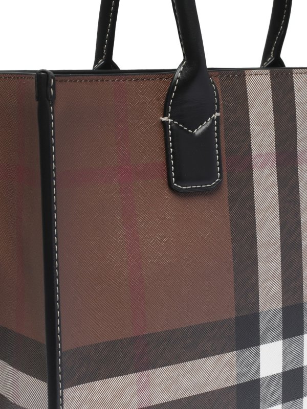Tartan patterned bag shop online: BURBERRY