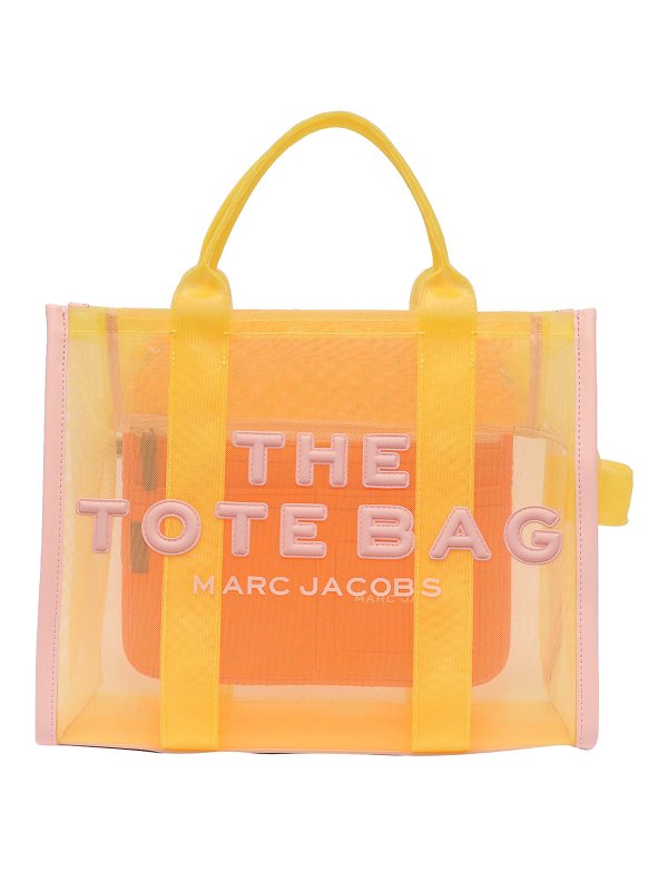 MARC JACOBS: totes bags - Sheer effect logo bag