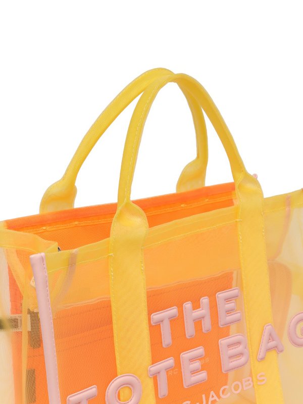 Sheer effect logo bag shop online: MARC JACOBS