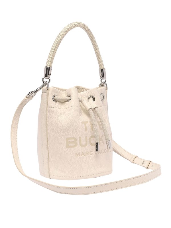 MARC JACOBS: Bucket bags online - Leather bucket bag with logo