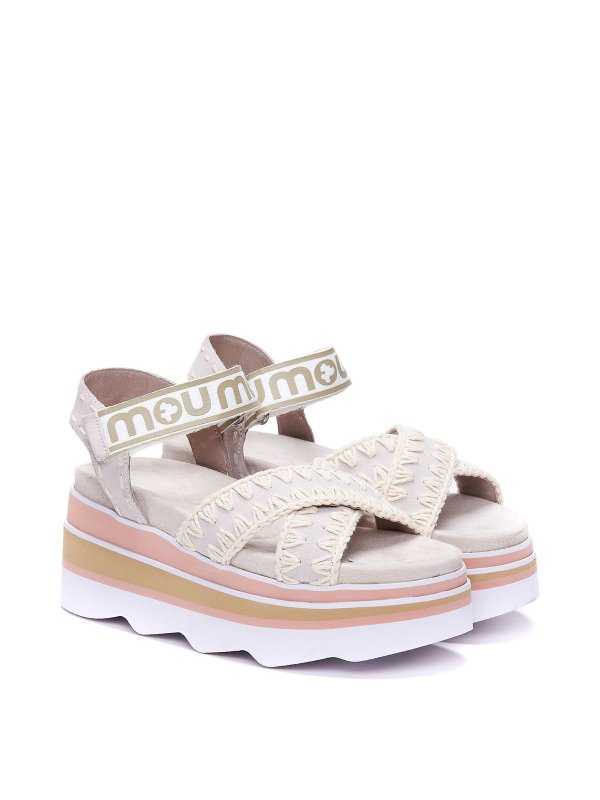 Eva wedge sandals with platform shop online: MOU