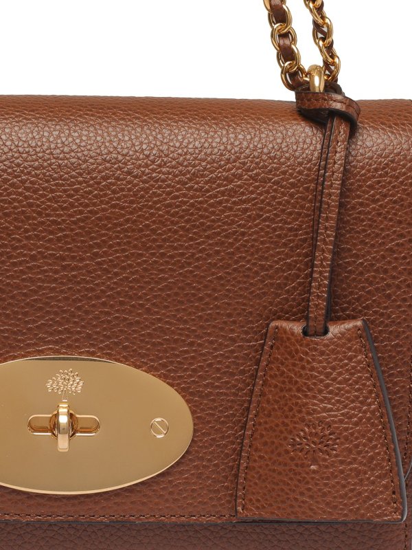 Leather bag with turn lock closure shop online: MULBERRY
