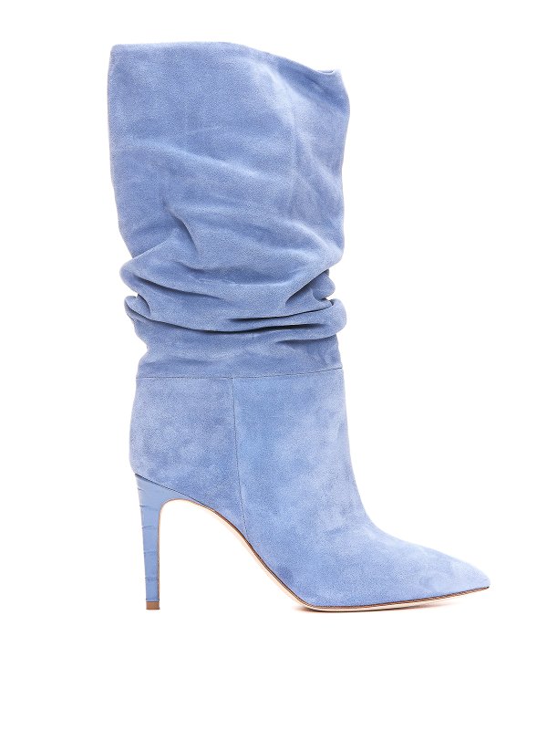 Paris Texas: boots - Slouchy texas suede boots