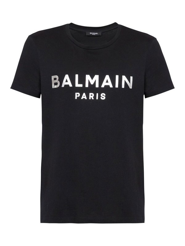 Balmain: Camisetas - Camiseta - Negro