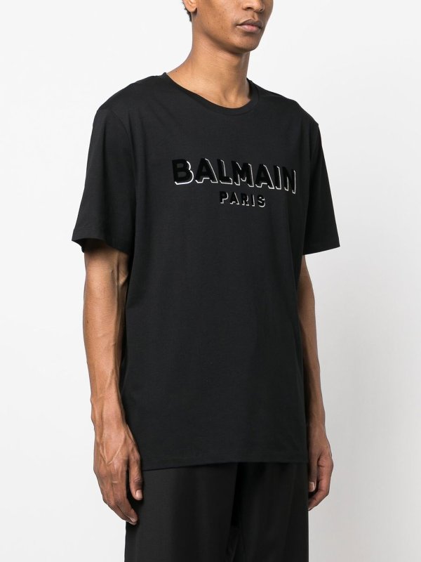 iKRIX Balmain: t-shirts - Logo-patchT-shirt