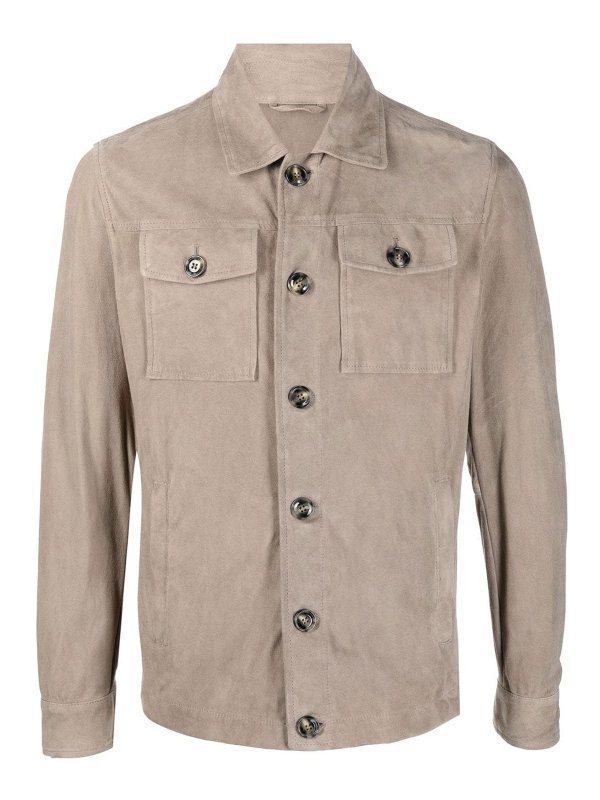 BARBA: カジュアルジャケット - カジュアルジャケット - ベージュ