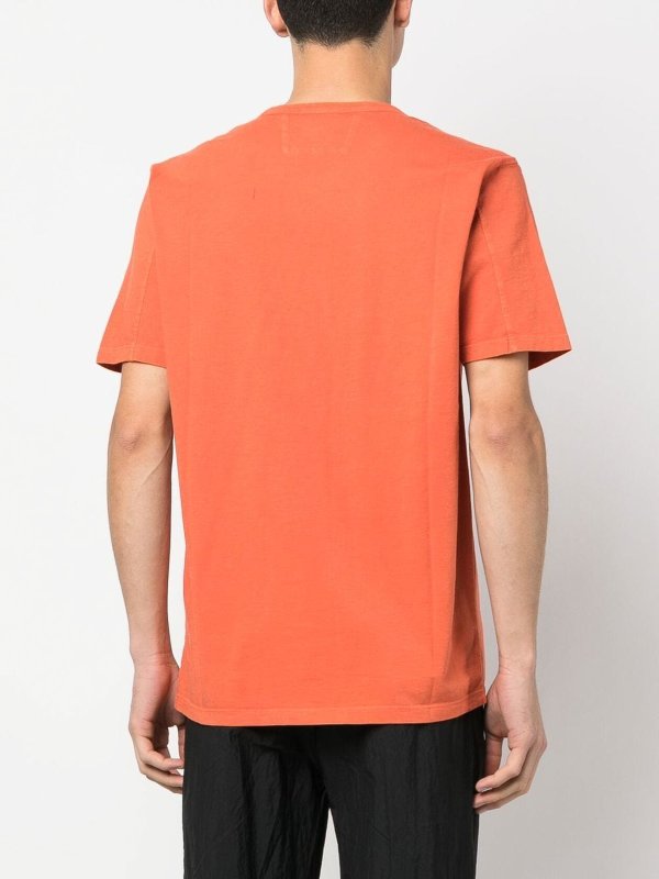T-shirt in cotone con stampa logo shop online: C.P. COMPANY