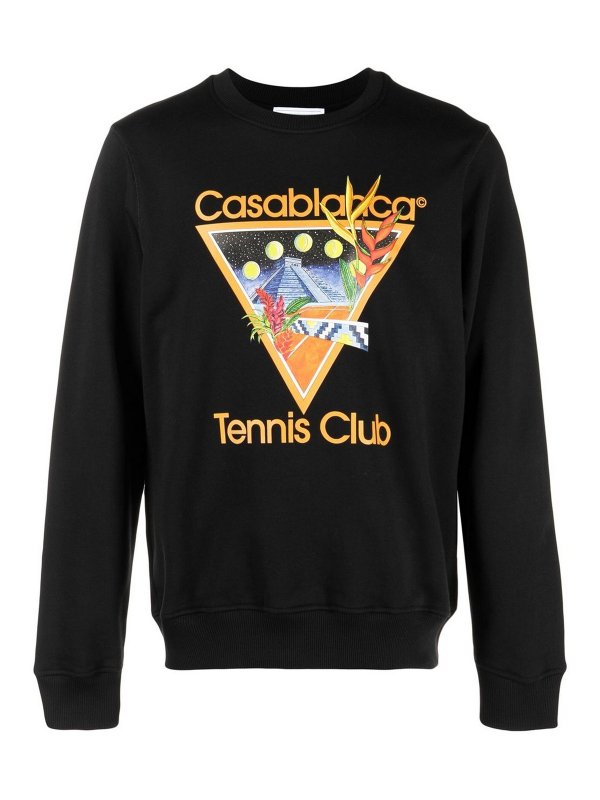 CASABLANCA: Sudaderas y suéteres - Sudadera - Negro