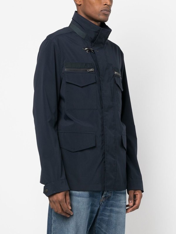 The Best Shops FAY: blazers - Multiple-pocket zip-fastening jacket