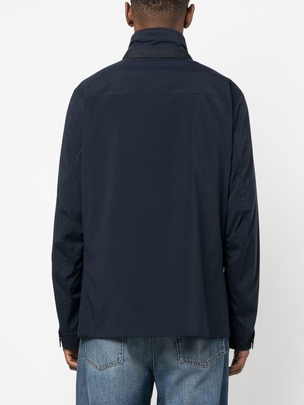 Multiple-pocket zip-fastening jacket shop online: FAY