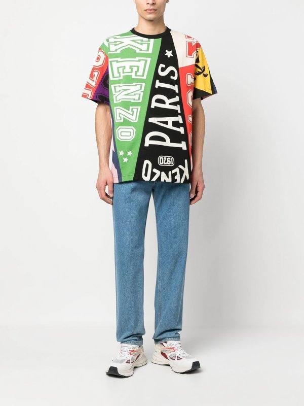 KENZO: t-shirts online - Logo-print cotton T-shirt