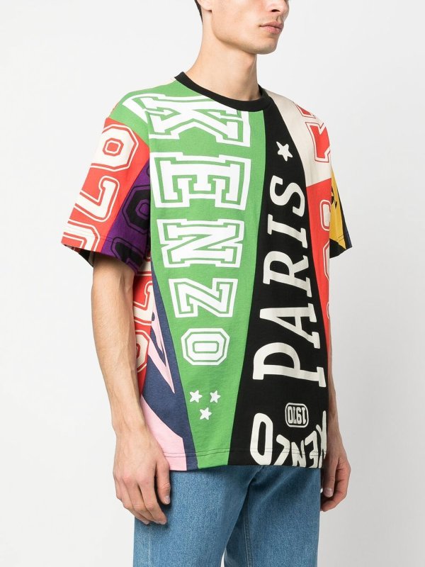 iKRIX KENZO: t-shirts - Logo-print cotton T-shirt