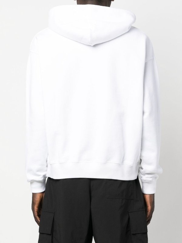 Slogan-print hoodie shop online: OFF-WHITE