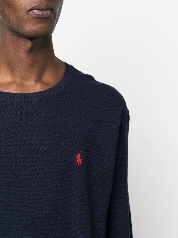 POLO RALPH LAUREN buy online Embroidered logo knit jumper